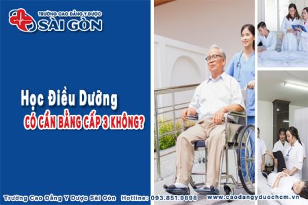 Giải đáp học Điều dưỡng có cần bằng cấp 3 không?